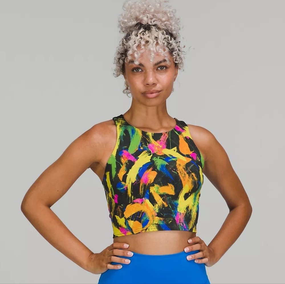 Lululemon Athletica Multicolor Tank TopLight Support Size 14